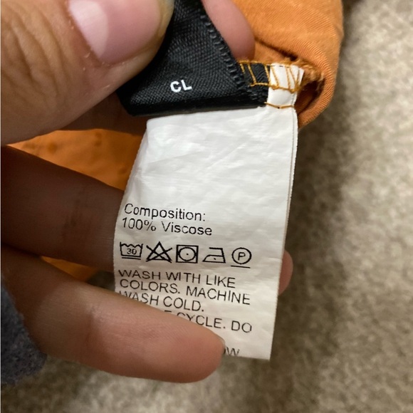 SHEIN Curve Orange Swiss Dot Double Tie Crop Top - Picture 4 of 4